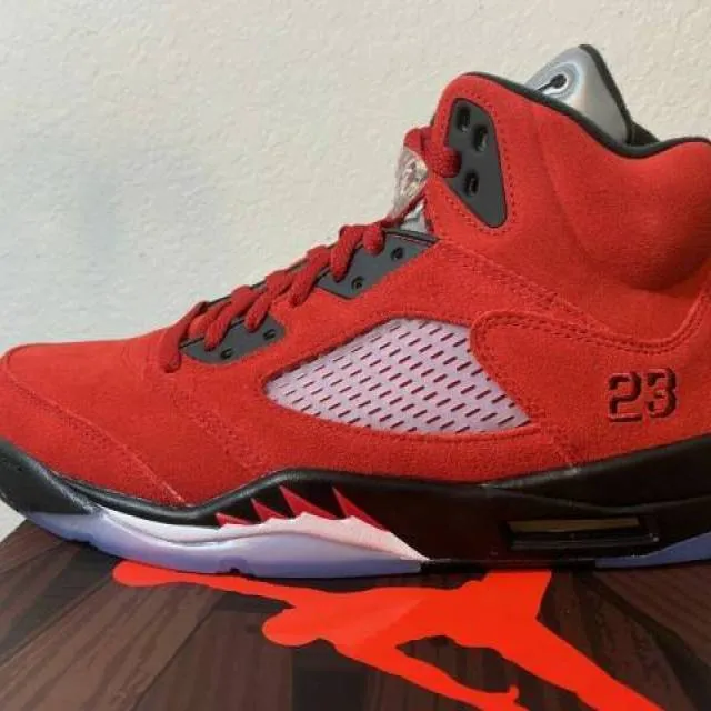 2021 nike air jordan 5 v retro raging bull toro 4-14 var...