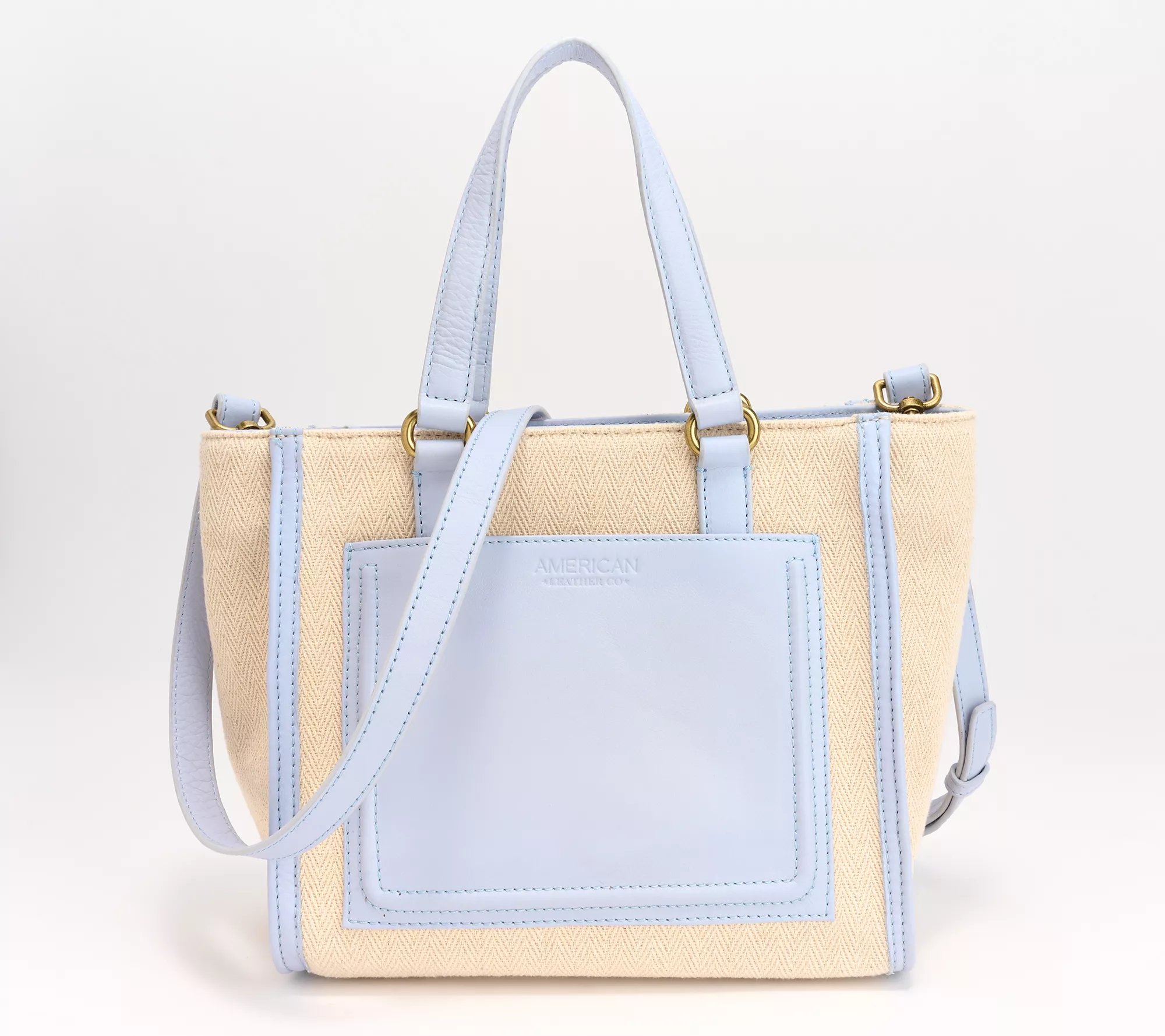 "As Is" American Leather Co. Bayberry Small Leather Tote