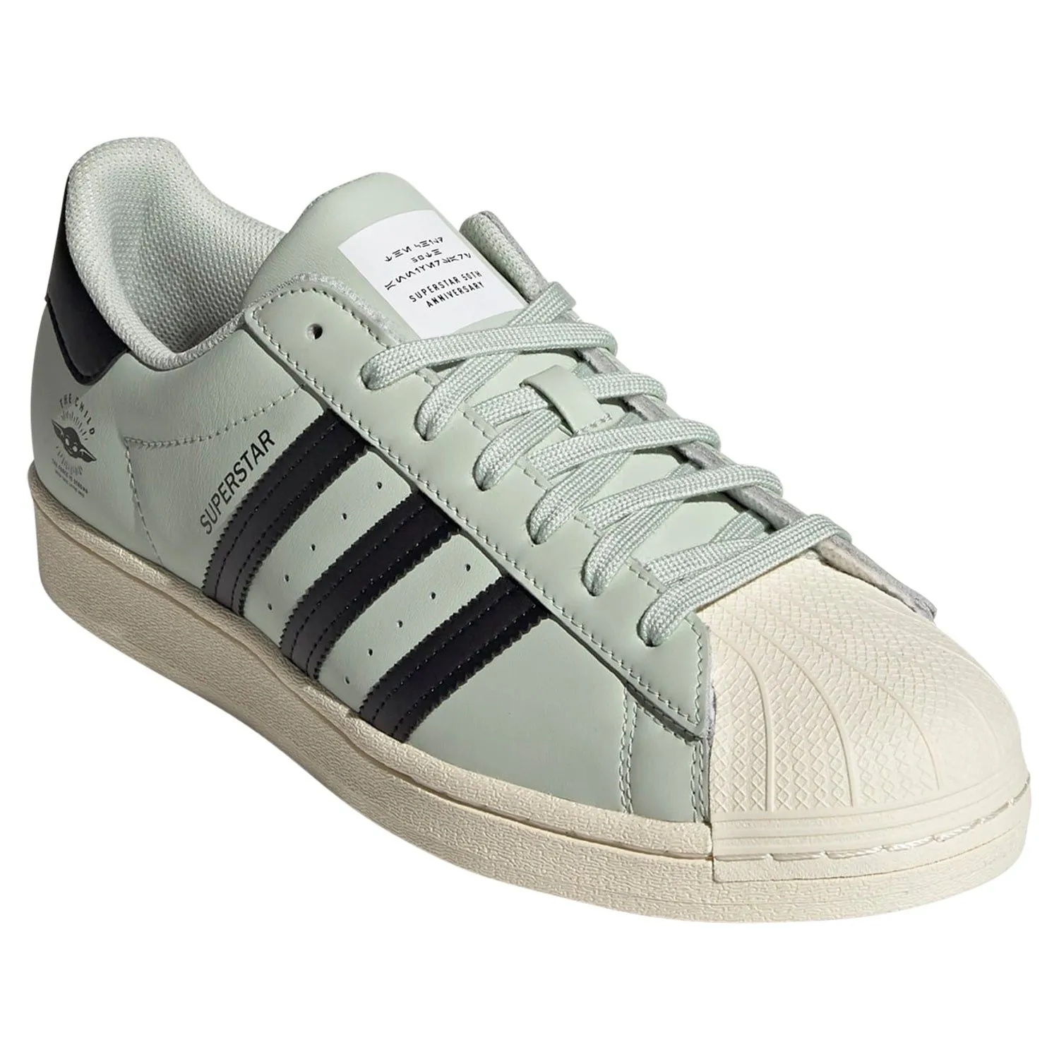 adidas Originals Star Wars Mandalorian Superstar The Child Shoes - Green