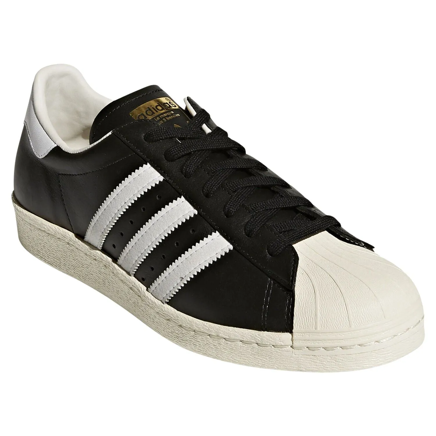 adidas Originals Superstar 80s Shoes - Black / Chalk / White