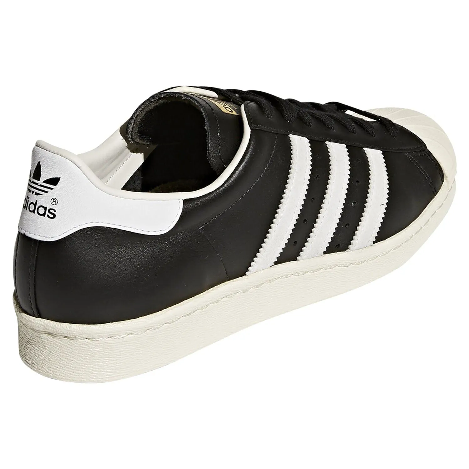 adidas Originals Superstar 80s Shoes - Black / Chalk / White