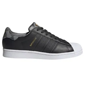 adidas Originals Superstar Shoes - Black / Grey Camo