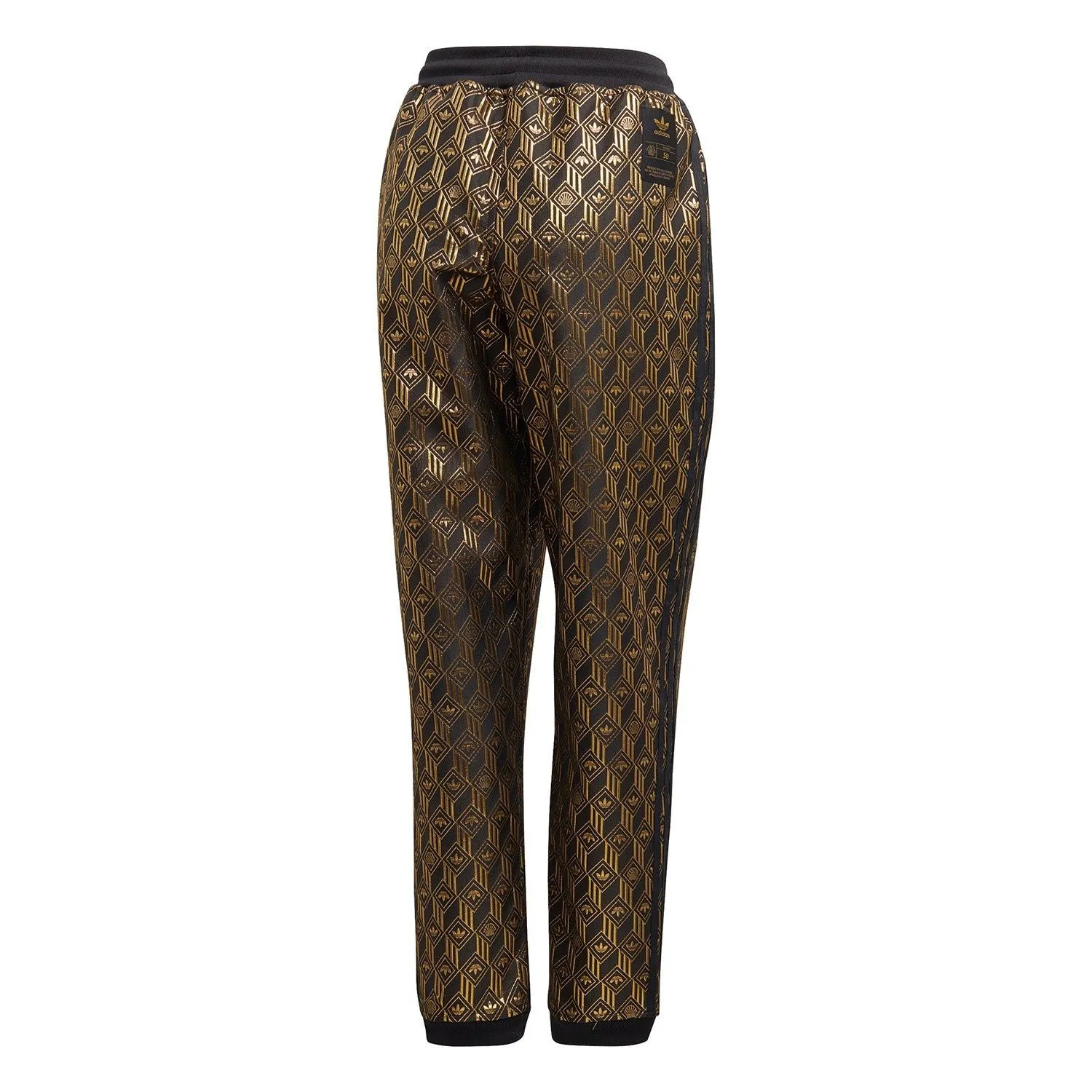 adidas Originals Women's Premium Superstar Track Pants - Black & Gold