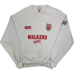 Adidas Predator England Walkers Crisps White Sweatshirt Rare