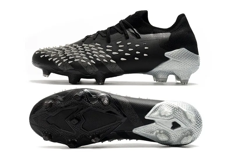 Adidas Predator Freak.1 Low FG Superstealth - Black / Grey / White