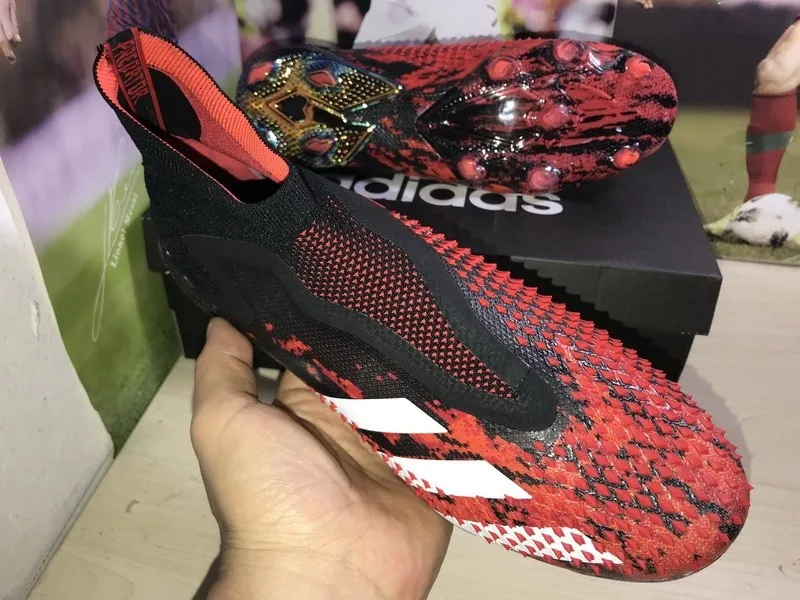 Adidas Predator Mutator 20+ FG - Core Black / White / Active Red