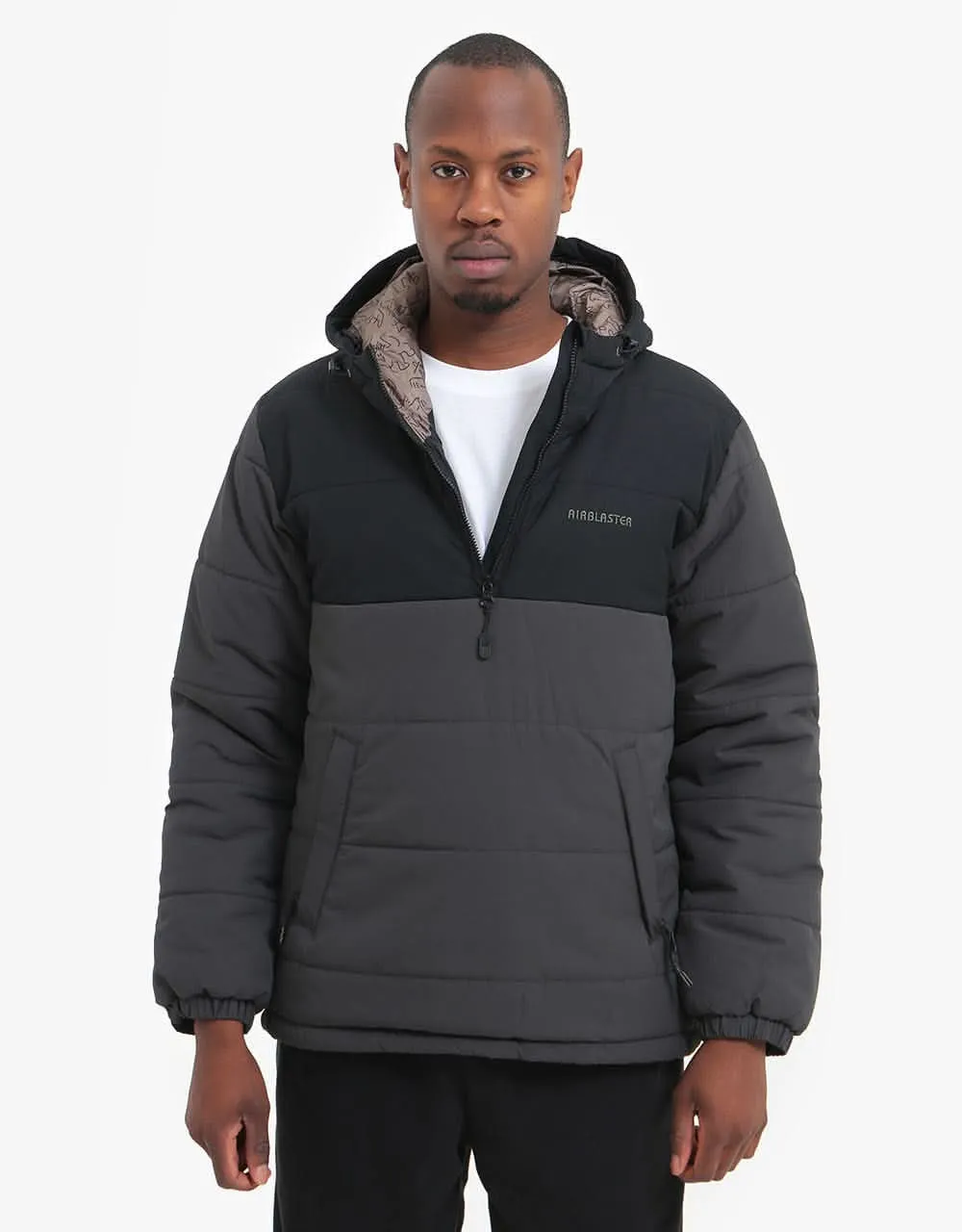 Airblaster Puffin DWR Pullover - Vintage Black