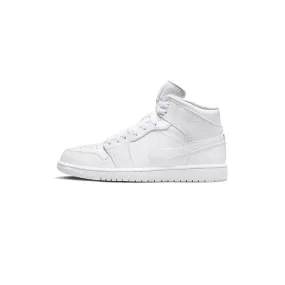 Baskets Nike Air Jordan 1 Mid Gym - Blanc - Homme