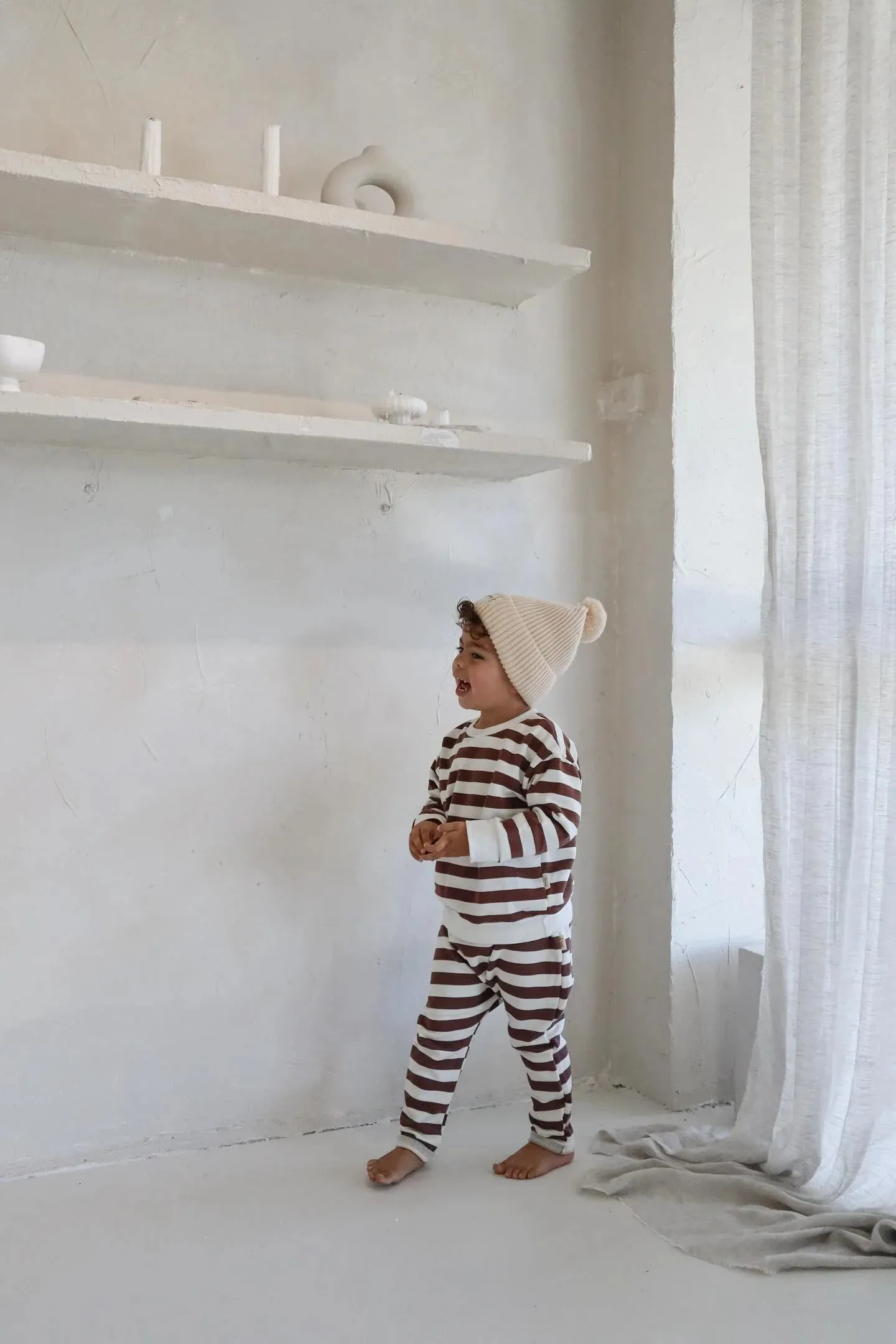 Bobby G Baby Wear - Camden Pullover | Chocolate Stripe