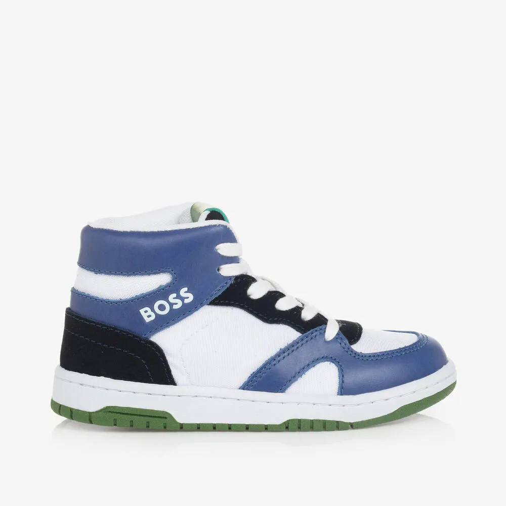  Boys Blue High-Top Trainers