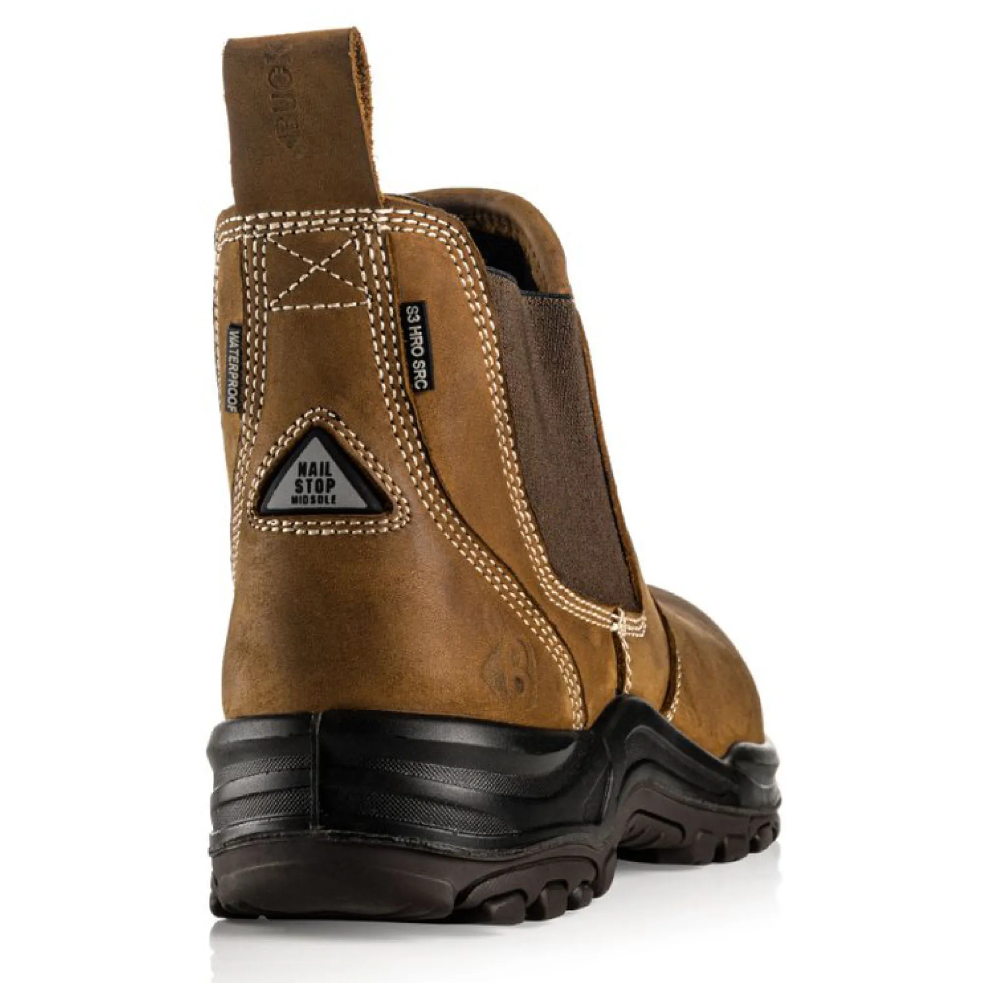 Buckler DEALERZ Lightweight Waterproof Safety Dealer Boot - Dark Brown - Size 8