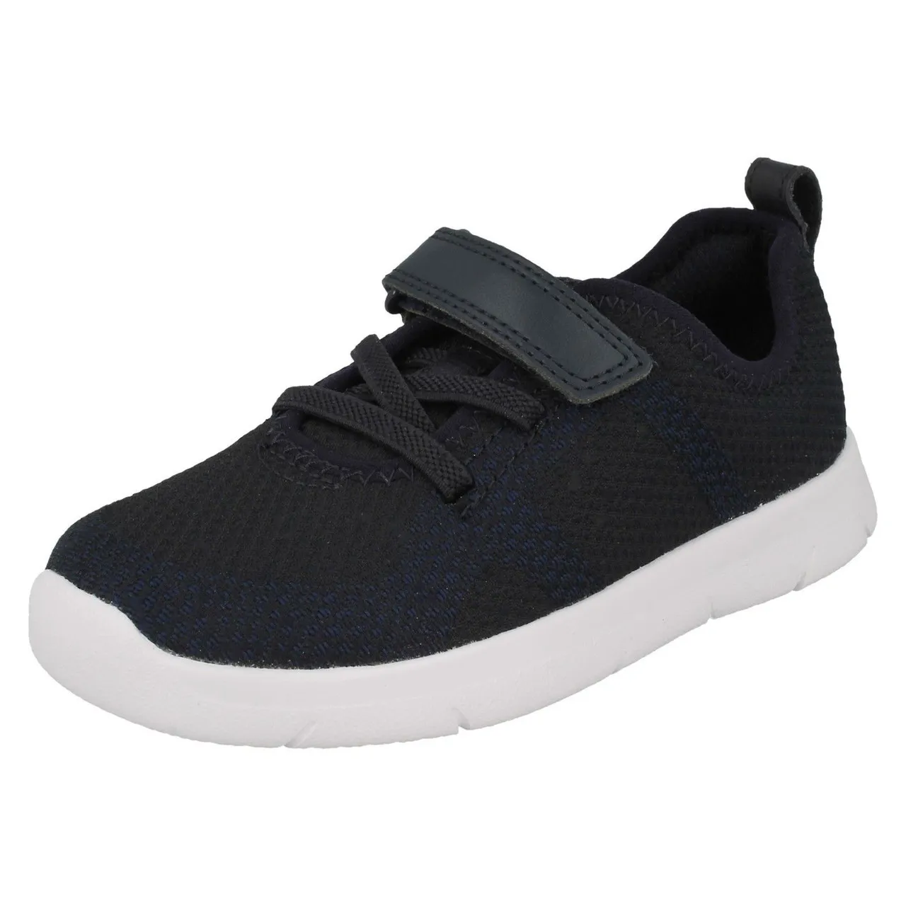 Childrens Boys Girls Clarks Casual Trainers Ath Flux T