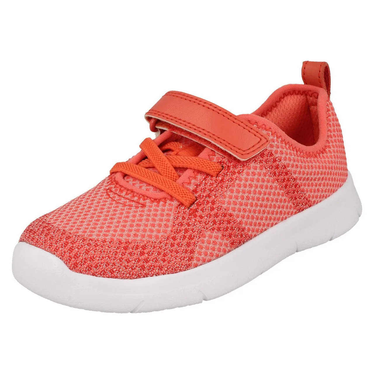 Childrens Boys Girls Clarks Casual Trainers Ath Flux T