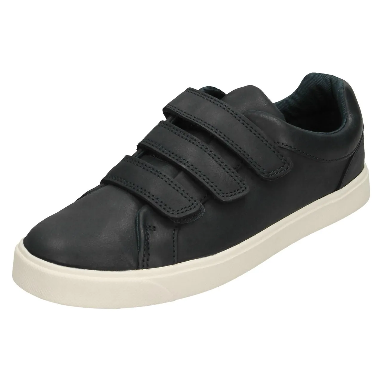 Childrens Unisex Clarks Hook & Loop Trainers City Oasis Lo K