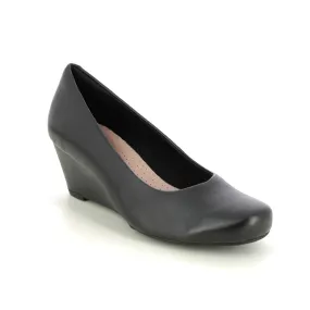 Clarks - Flores Tulip 261301175e - E Fit (black Leather)