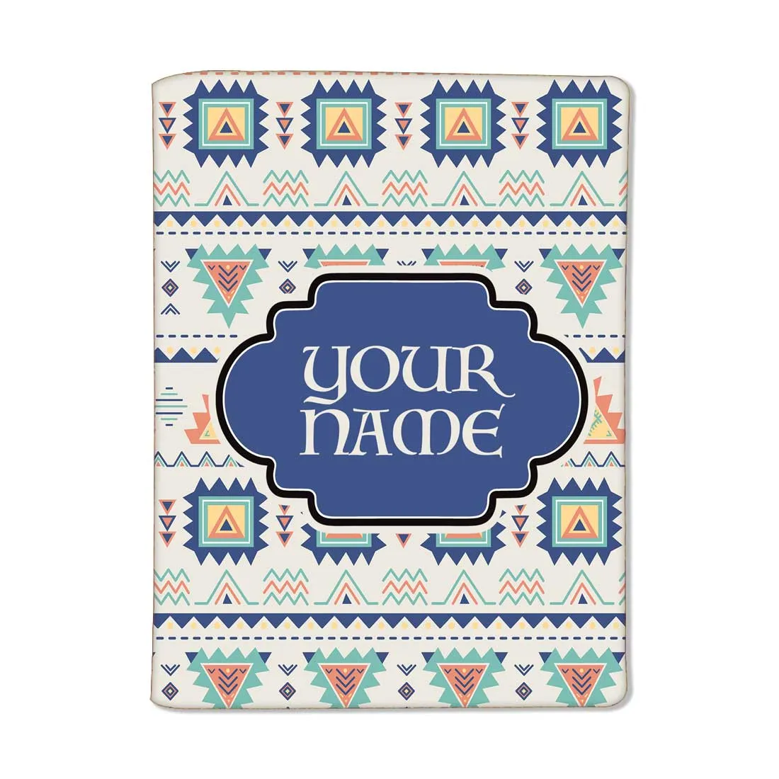 Customized Passport Cover and Suitcase Tag Set - Geometric Design