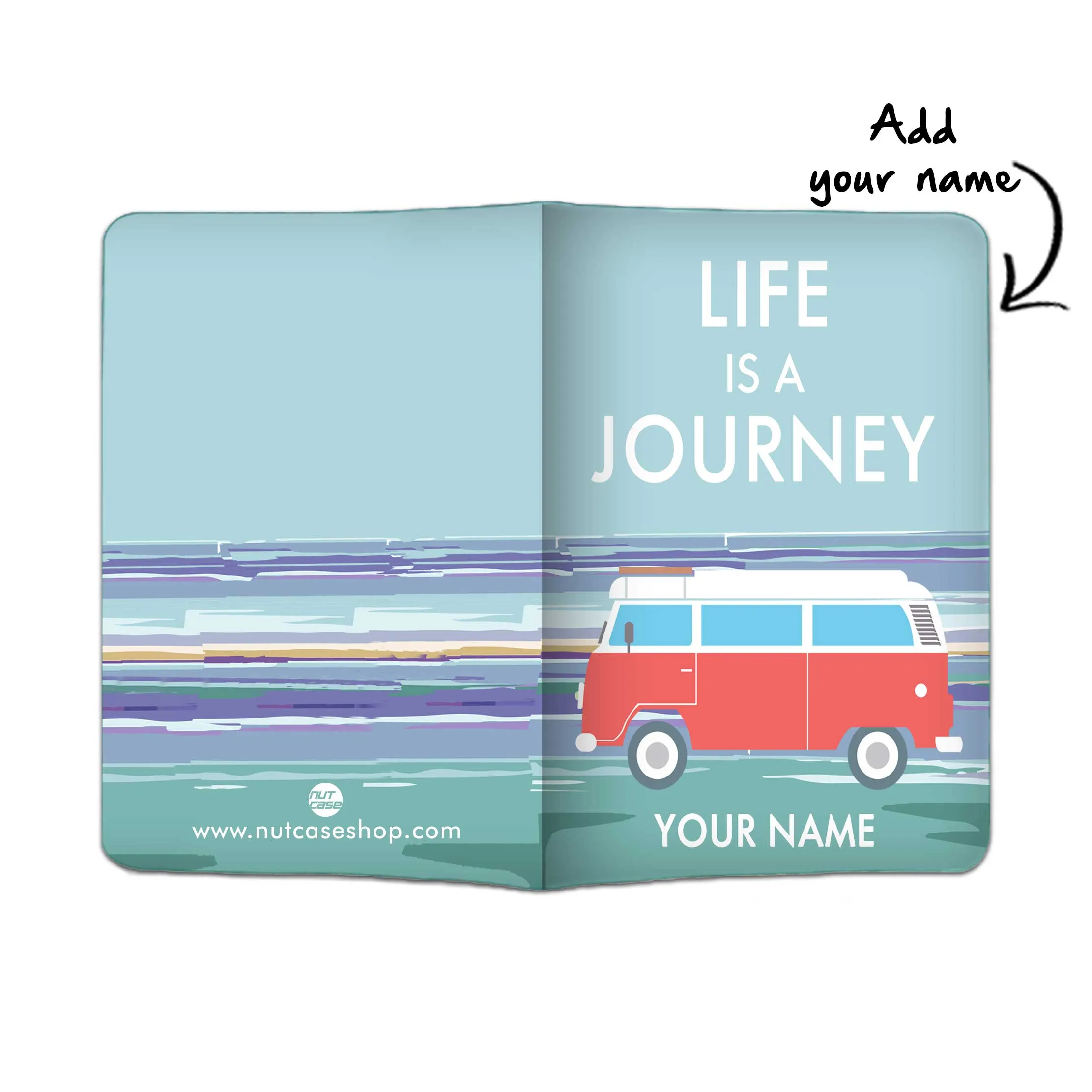 Customized Passport Cover Travel Suitcase Tag - Flie is A Journey