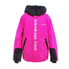 Diesel Pink Fluo Ski Jacket For Girls And Teen