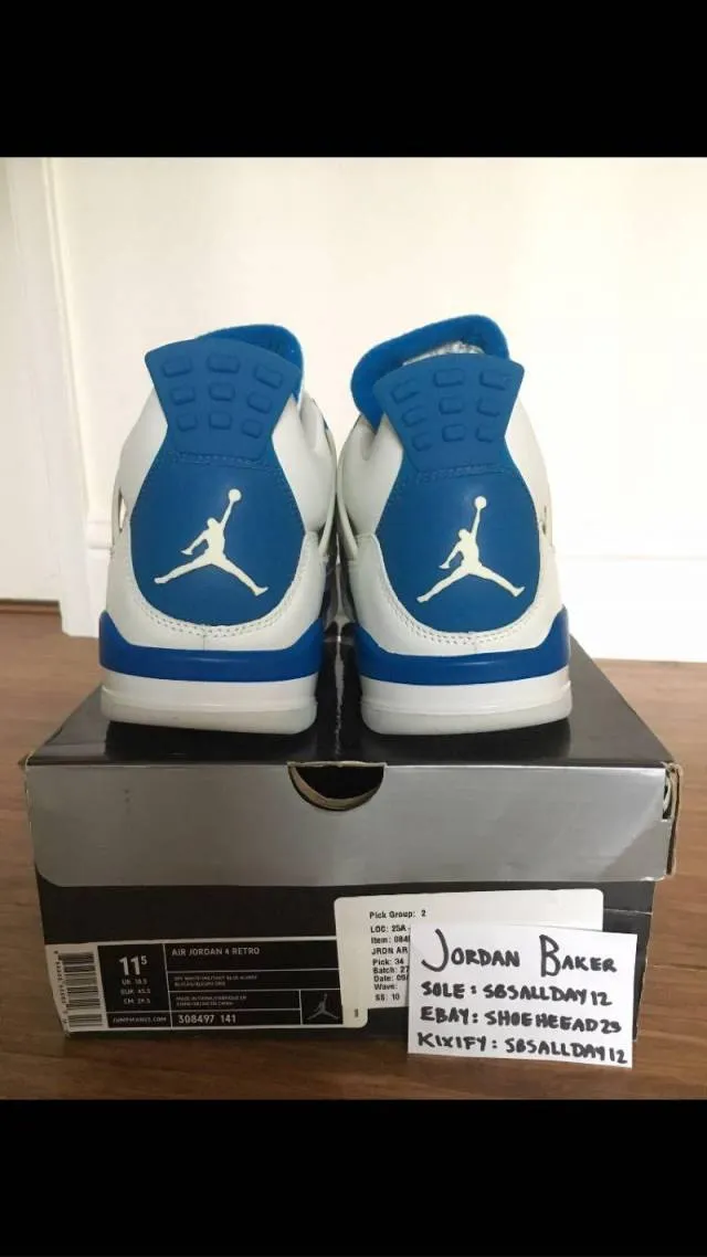 DS 2006 Air Jordan Military IV 4 Brand New Nike Nike’s...