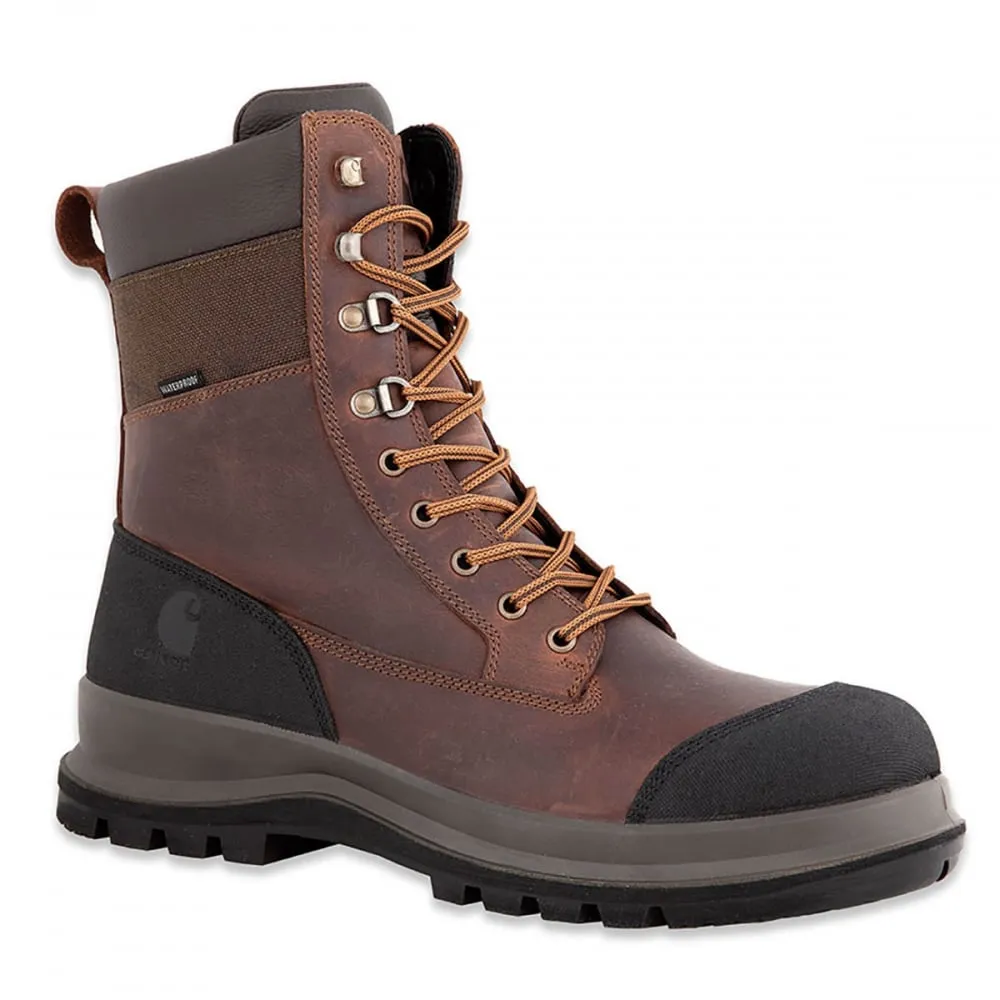 F702905 Detroit 8" S3 Waterproof High Boot Dark Brown