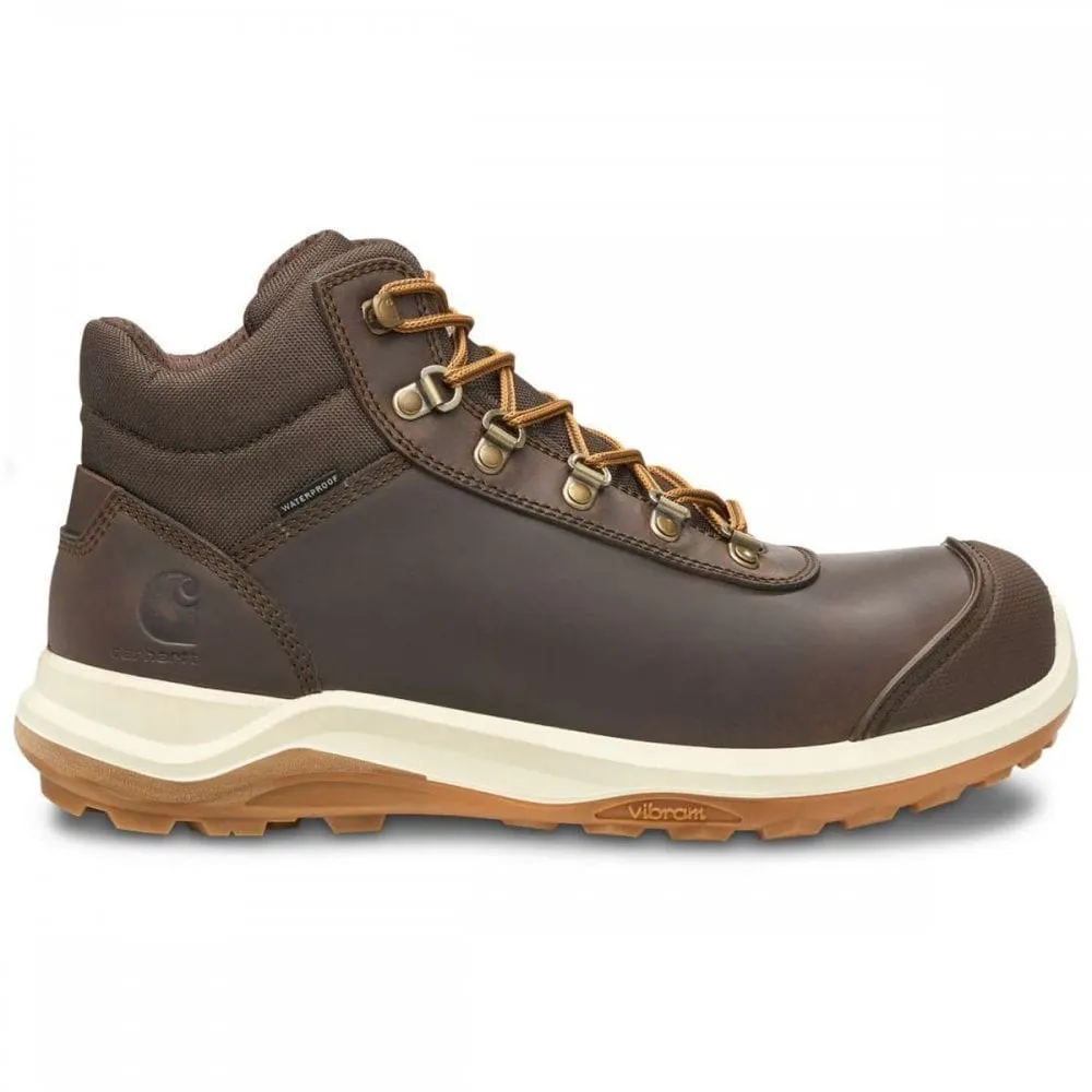 F705159 Wylie Waterproof S3 Safety Boot Dark Brown Size: UK6.5 *One Size Only - Outlet Store*