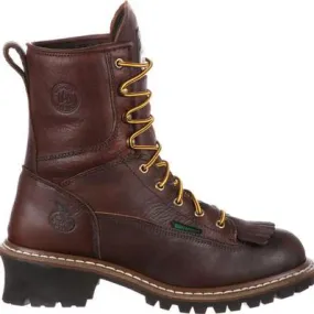 Georgia Boot Men's 8 Waterproof Soft Toe Logger Boot