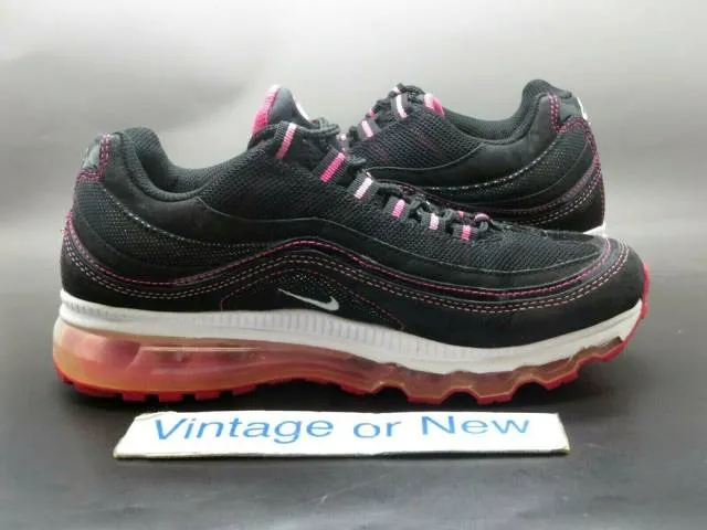 Girls' Nike Air Max 24-7 Black Pink White 2011 Running G...