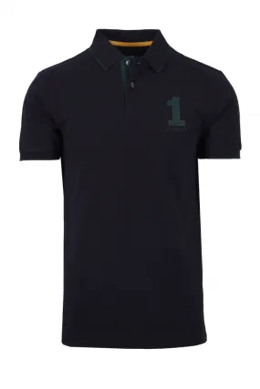 Heritage Number Polo Midnight Blue