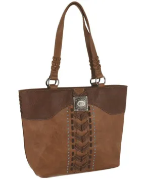 Justin Women's Chevron Stitch and Concho Tote