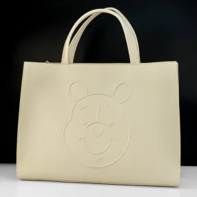 Loungefly x Disney Winnie the Pooh Minimal Cream Crossbody Tote Handbag