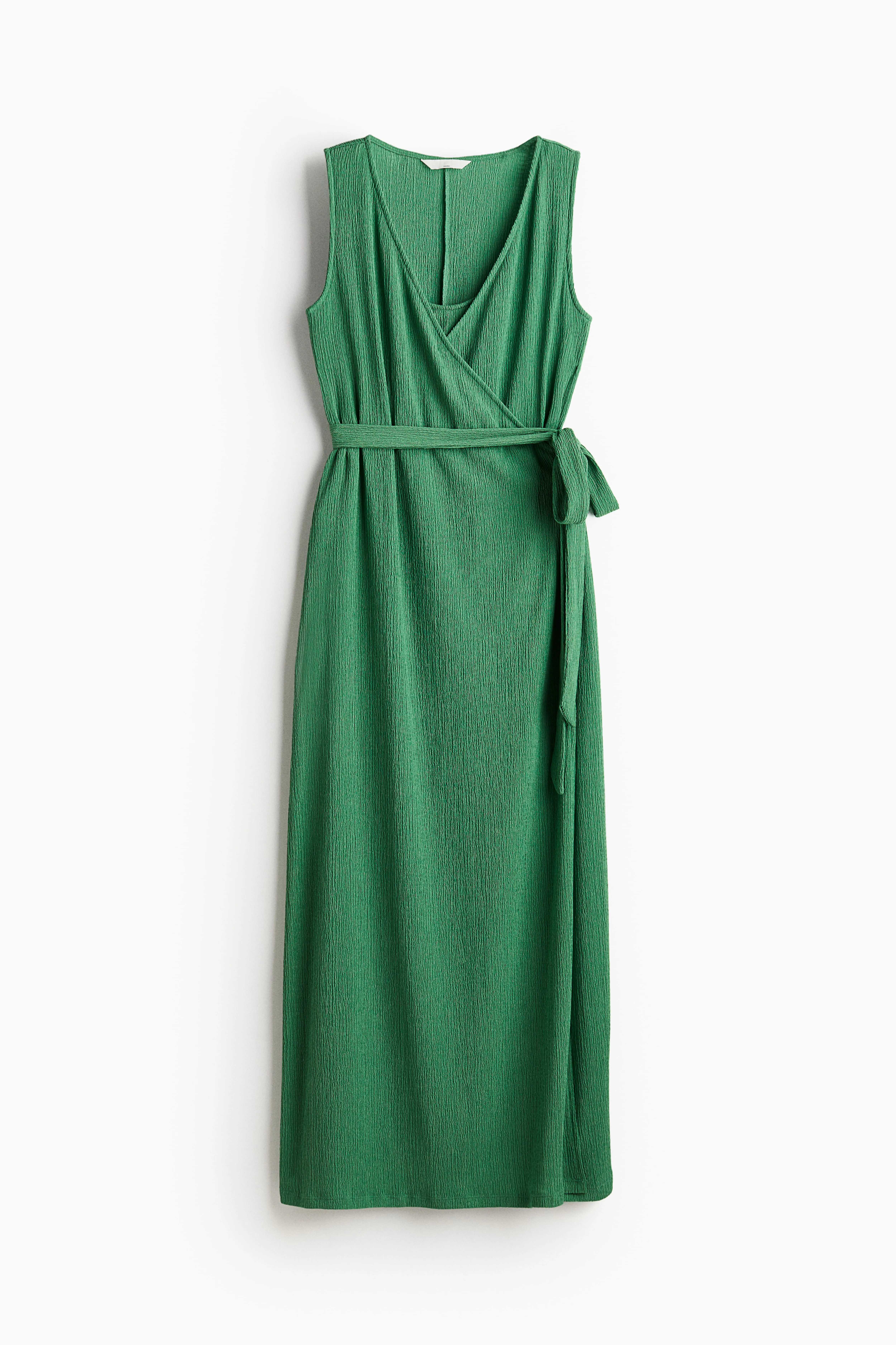 MAMA Nursing wrap dress - V-neck - Sleeveless - Green - Ladies | H&M GB