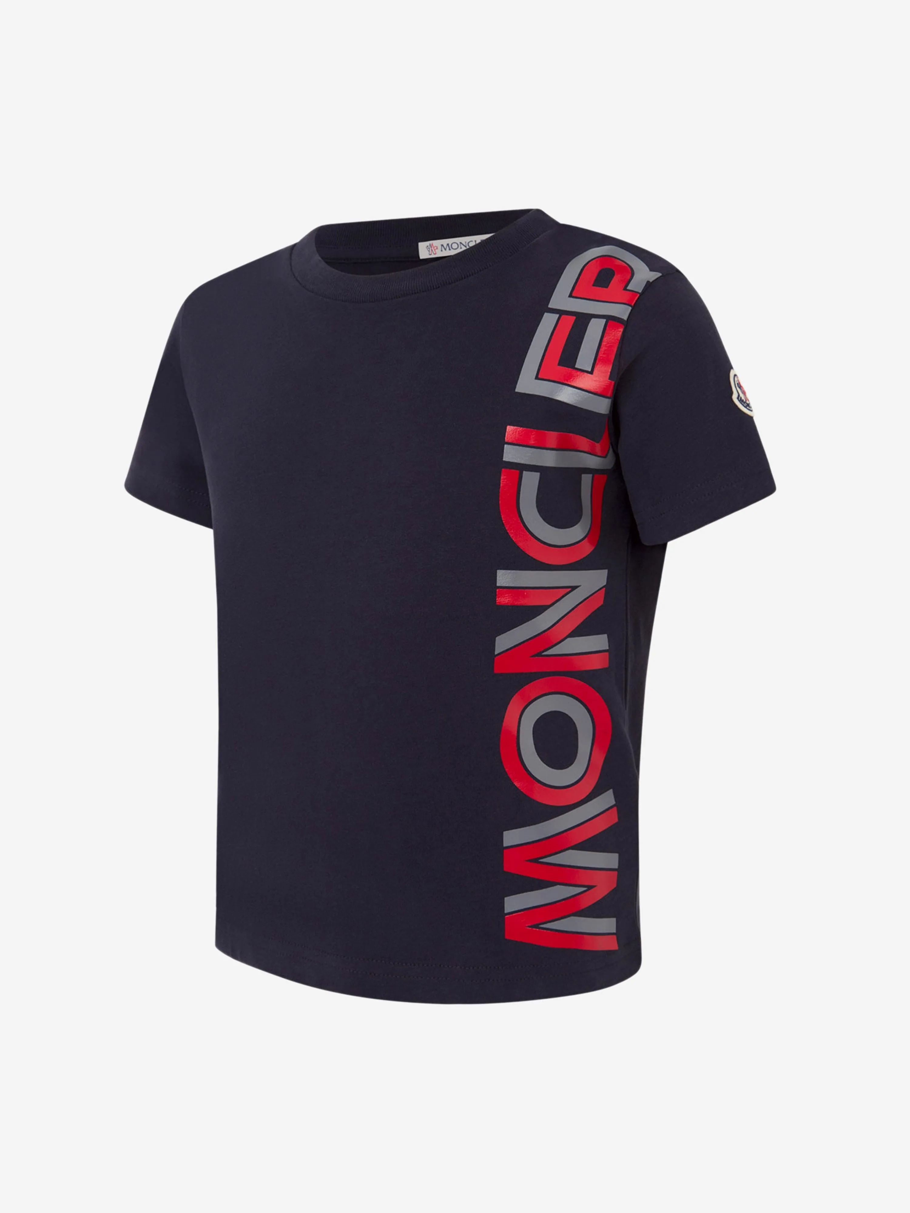 Moncler Enfant Moncler Boys Cotton Jersey Logo T-Shirt