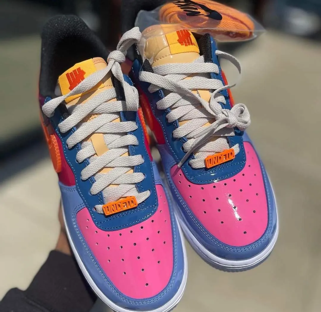 Nike Air Force 1 Low SP Undefeated Multi-Patent Total Orange