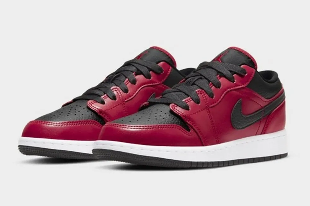 Nike Air Jordan 1 Low (GS) Red Black White