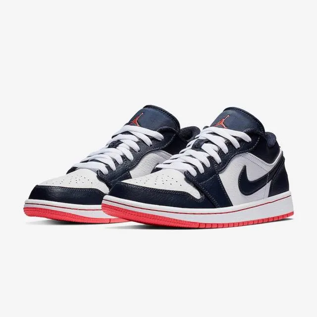 Nike Air Jordan 1 Retro Low (Obsidian Ember/ Blue/ Obsid...