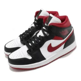 Nike Air Jordan 1 Retro Mid Metallic Red 4-14 Gym Red Bl...