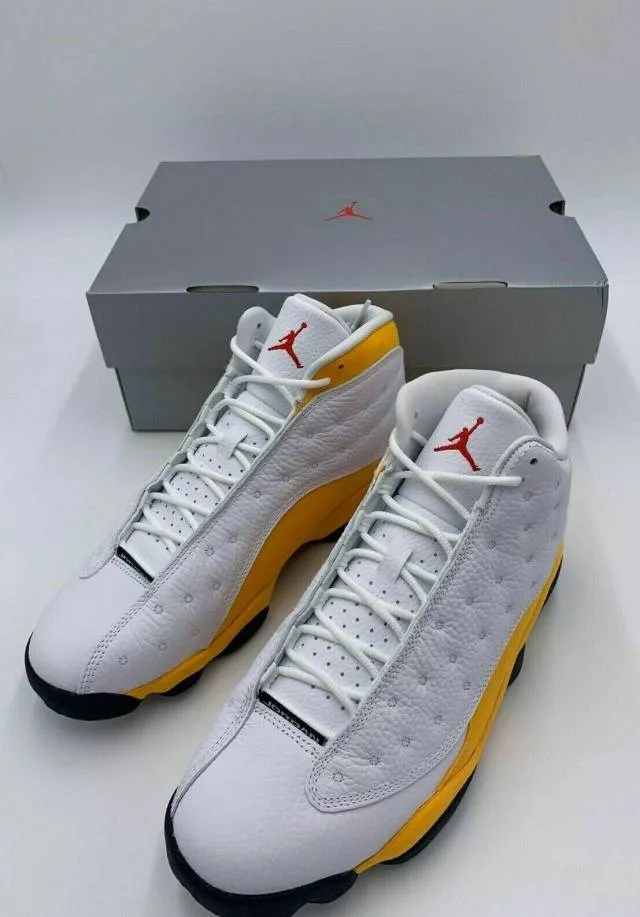 Nike Air Jordan 13 XIII Retro Del Sol 4-14 White Univers...