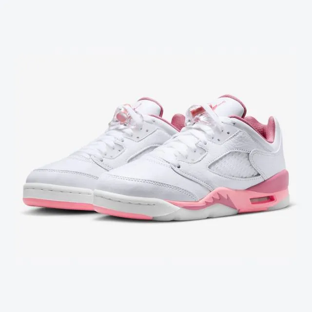 Nike Air Jordan 5 Retro Low GS (Crafted For Her/ White/ ...