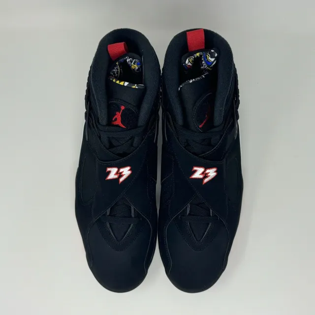 Nike Air Jordan Retro VIII 8 Playoffs 2023 Black Red Men...