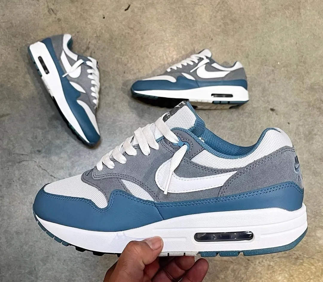 NIKE AIR MAX 1 ICE BLUE GREY WHITE