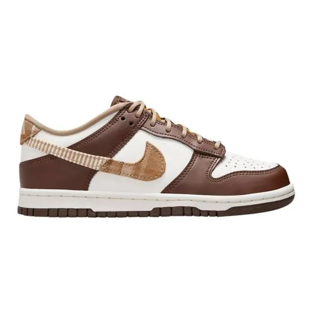 Nike Dunk Low GS (Plaid Brown/ Brown/ Sail/ Multi-Color/...