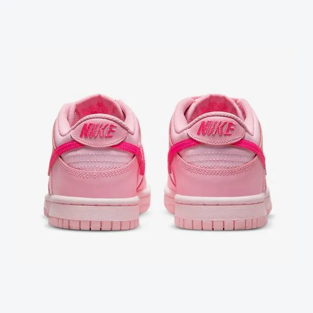 Nike dunk low gs (triple pink/ medium soft pink/ hyper pink/ pink foam) big kids 3.5y-7y dh9765-600