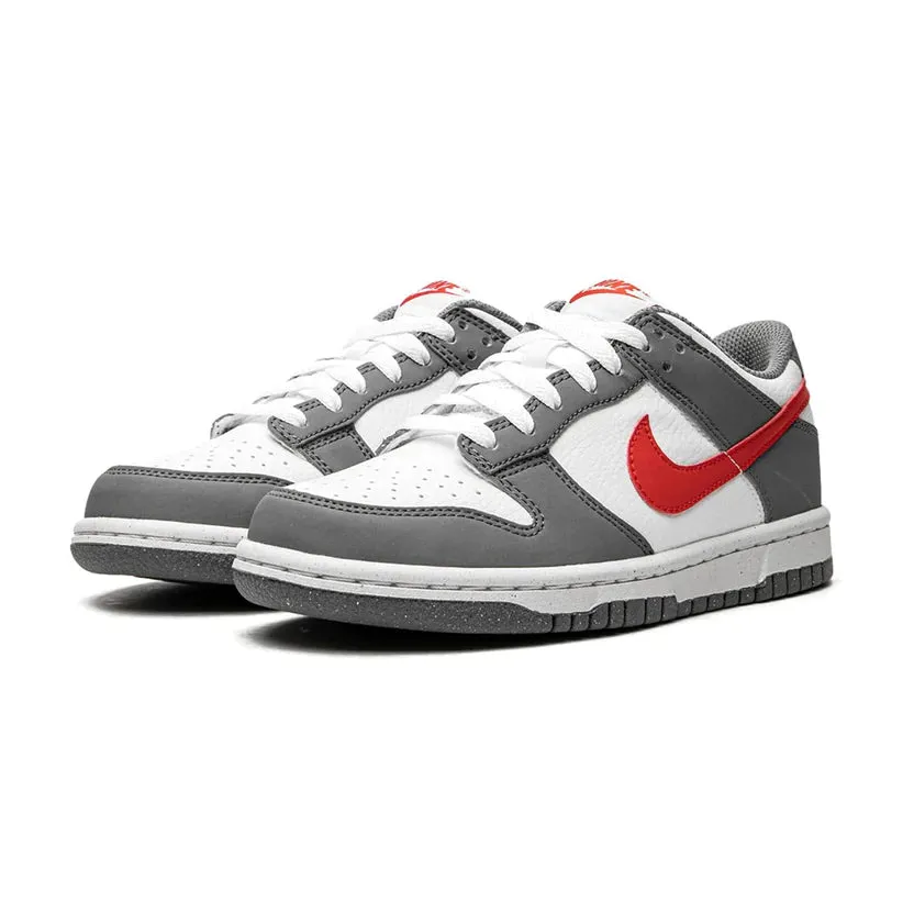 Nike Dunk Low Next Nature GS 'Smoke Grey Light Crimson'