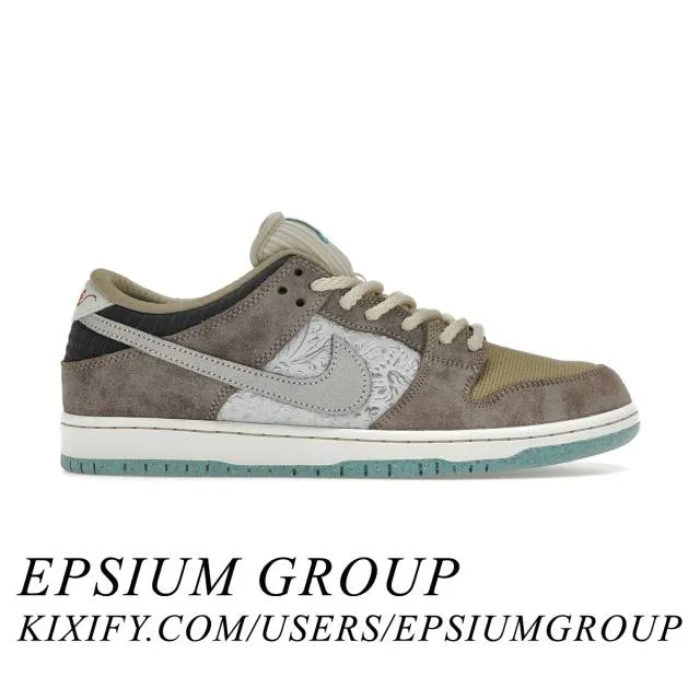 Nike dunk low sb (big money/ baroque brown/ summit white/ sanddrift/ dark smoke grey/ paradise aqua) men us 8-13 fz3129-200