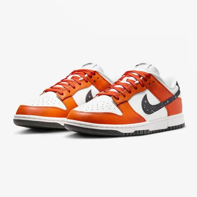 Nike dunk low (starry swoosh/ campfire orange/ summit white/ anthracite) men us 8-13 fv6909-800