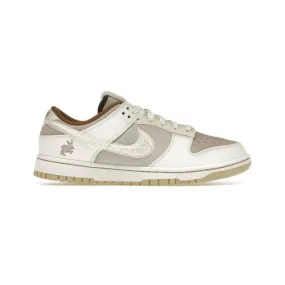 Nike dunk low (year of the rabbit fossil stone/ brown/ fossil stone/ coconut milk/ sail) men us 8-13