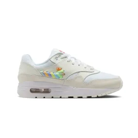 Nike GS Air Max 1 SE White Rainbow Lace Swoosh