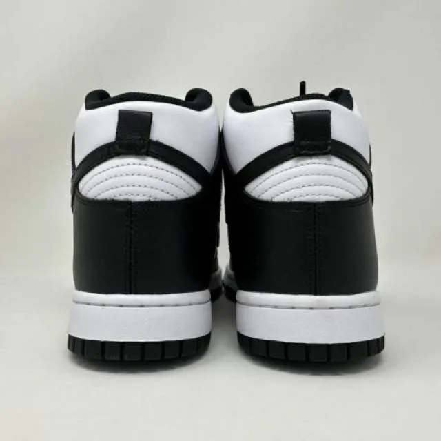 Nike w dunk high hi panda 2021 black white women's size 11.5 men's 10 dd1869-103