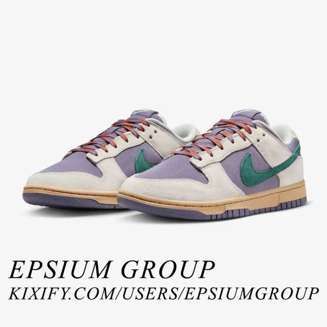 Nike women's dunk low (daybreak bicoastal/ purple/ phantom/ bicoastal/ daybreak/ sesame/ burnt sunrise/ light laser orange) size