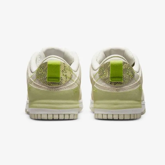 Nike women's dunk low disrupt 2 (green snake/ phantom/ olive aura/ vivid green/ light stone) sizes 6